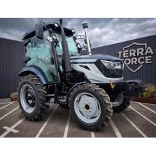 Трактор TERRA FORCE 5504XC із великою кабіною, 50 к.с, повний привід 4х4, Євронавіска, широкі шини, Андроїд планшет